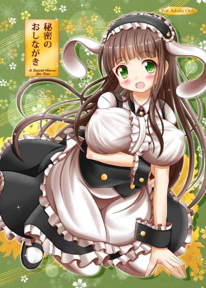 Gudao hentai Himitsu no Oshinagaki – A Secret Menu for You- Gochuumon wa usagi desu ka | is the order a rabbit hentai Ropes & Ties