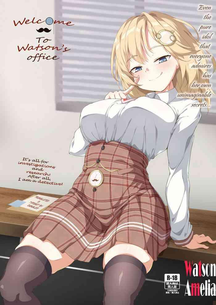 Big Penis Welcome to Watson's office!- Hololive hentai Ass Lover