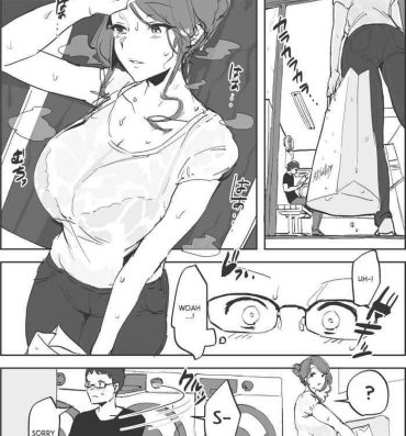 Beautiful Tsuyu no Coin Laundry | Rain at the Laundromat- Original hentai Prostitute
